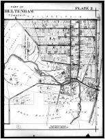 Plate 002 - Cheltenham Township, Cheltenham Right, Montgomery County 1909 Cheltenham - Abington - Springfield Townships